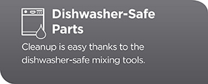 Dishwasher Safe Removable Parts